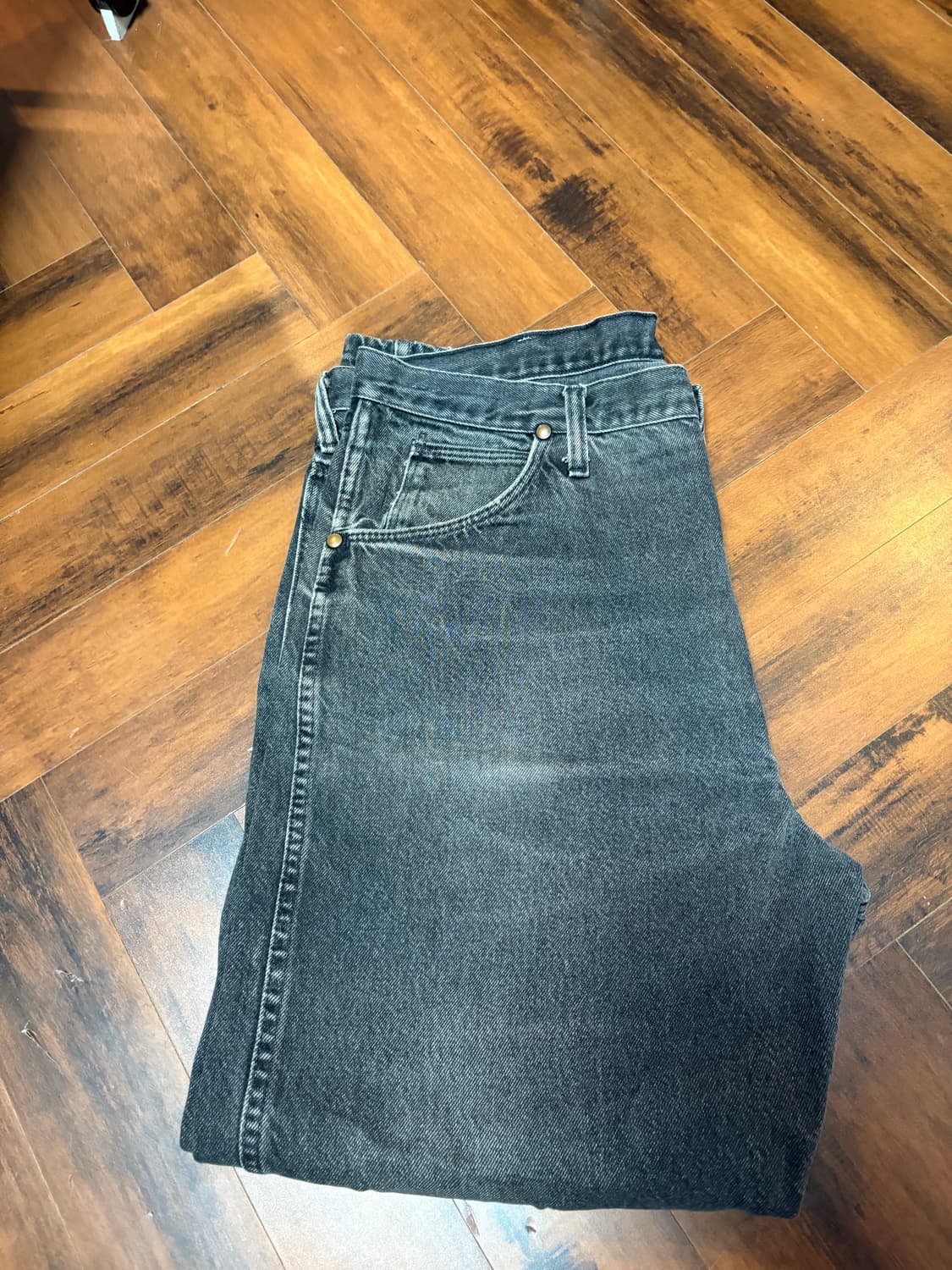 랭글러 흑청바지 상품이미지3