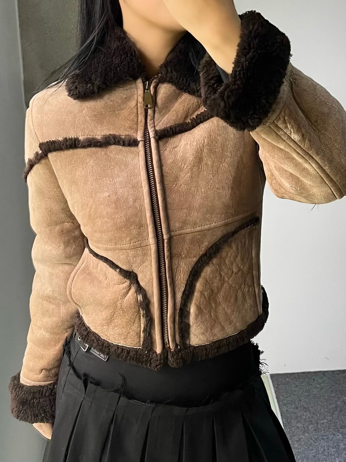 Matterhorn 70's 스웨이드 무스탕 자켓 상품이미지1