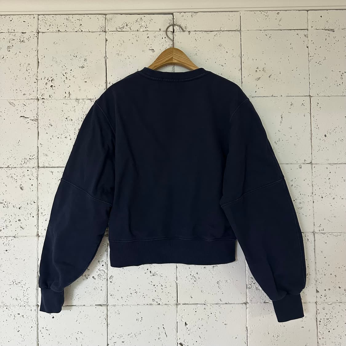 우먼free 그로브 맨투맨 네이비 상품이미지3