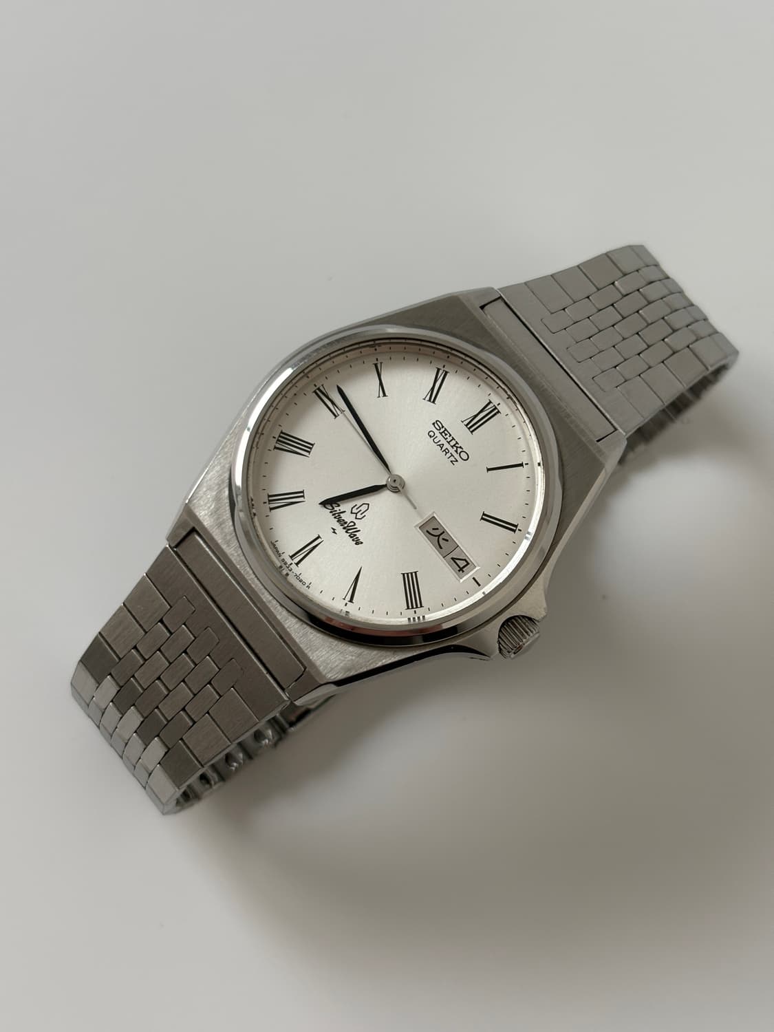 1980s Silverwave Roman Silver Quartz 상품이미지4