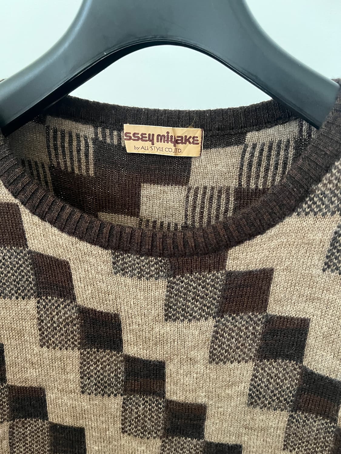 이세이미야케 1970‘s 아카이브 울 니트원피스 상품이미지2