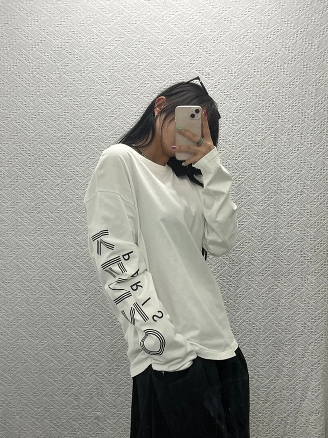 겐조 올드스쿨 빈티지 사이드 빅 로고 롱 슬리브 L C06605 상품이미지2