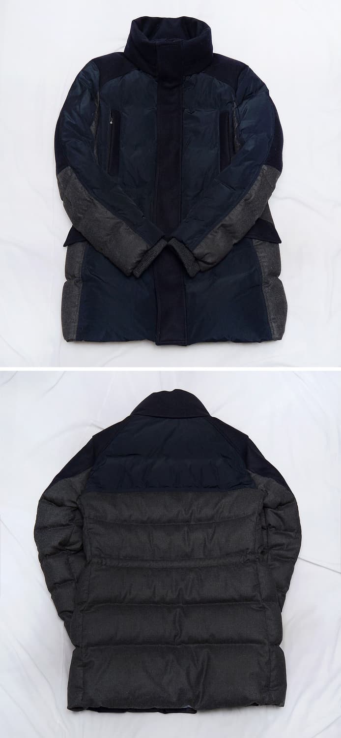 솔리드옴므 우영미 울캐시미어 구스다운 패딩 코트 (100) 상품이미지3