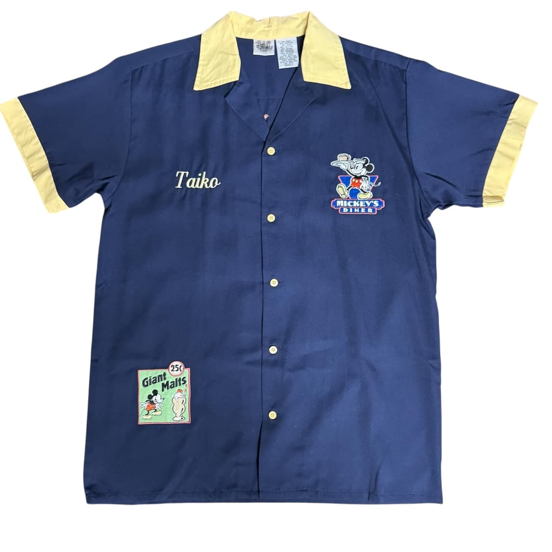 90‘s Disney ‘Mickey Mouse’ Bowling Shirt 상품이미지1