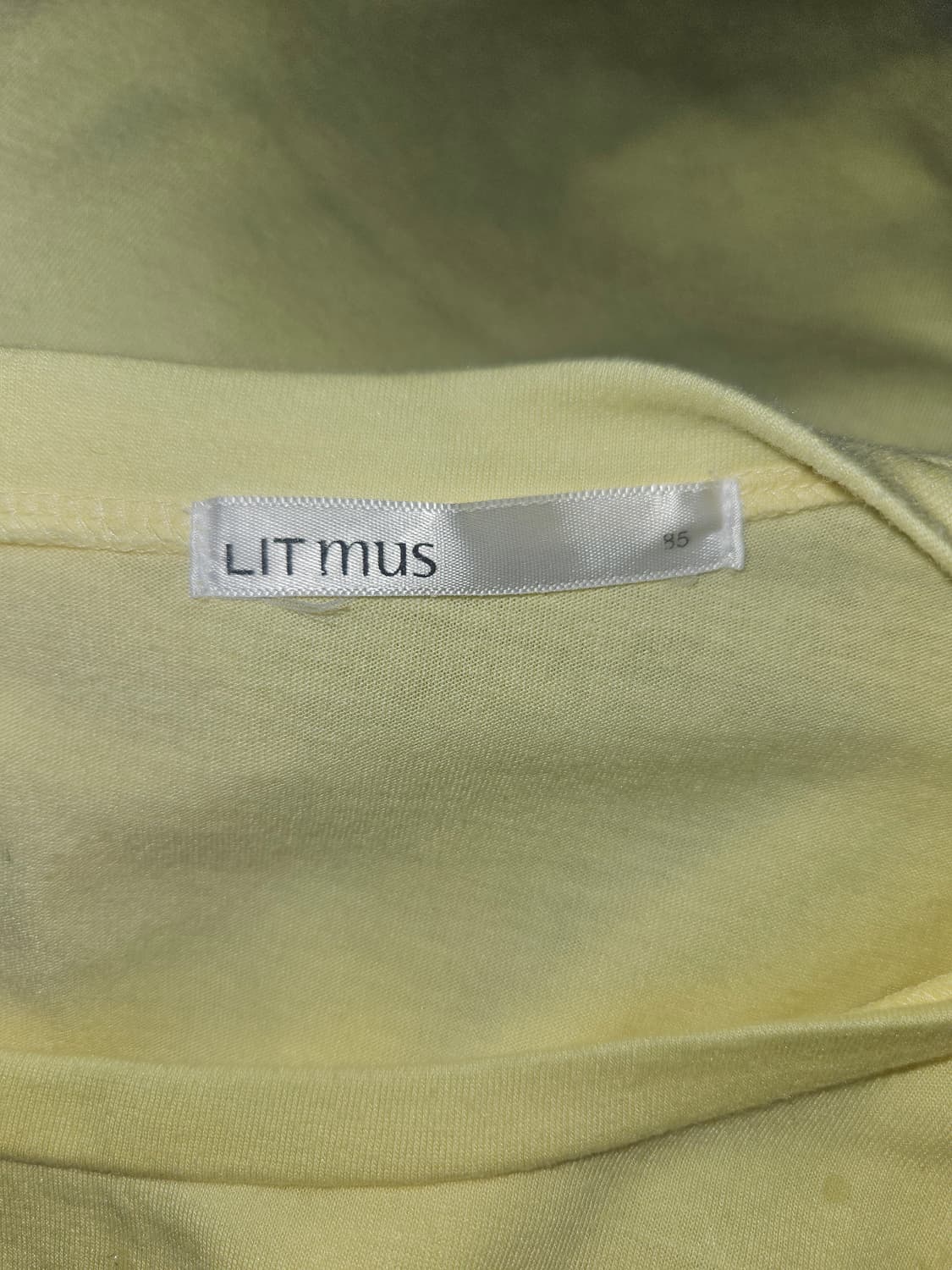 빈티지 y2k 2000s🍋레몬크림 리본 타이 원피스 상품이미지5