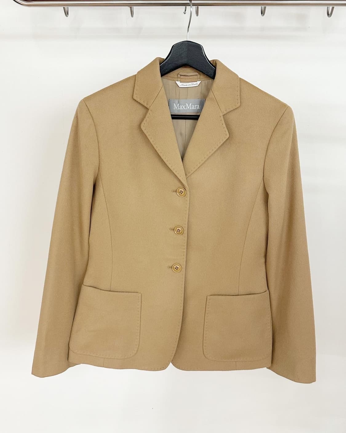 막스마라 베이지 3b 블레이저 울 자켓  상품이미지1