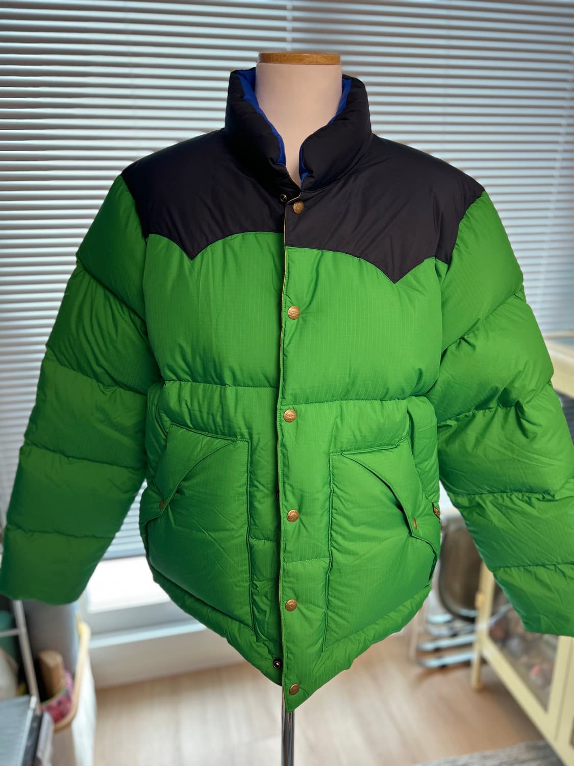 랄프로렌 폴로 컬러블록 웨스턴 다운 자켓 XL 상품이미지7