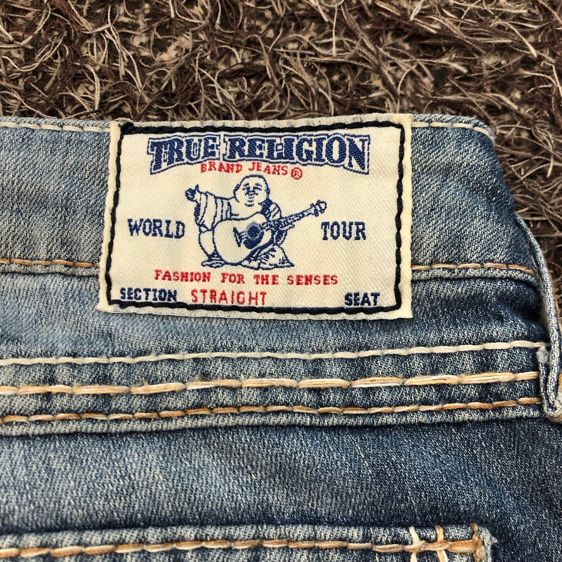 트루릴리전 워싱 스트레이트진 데님 팬츠 상품이미지6