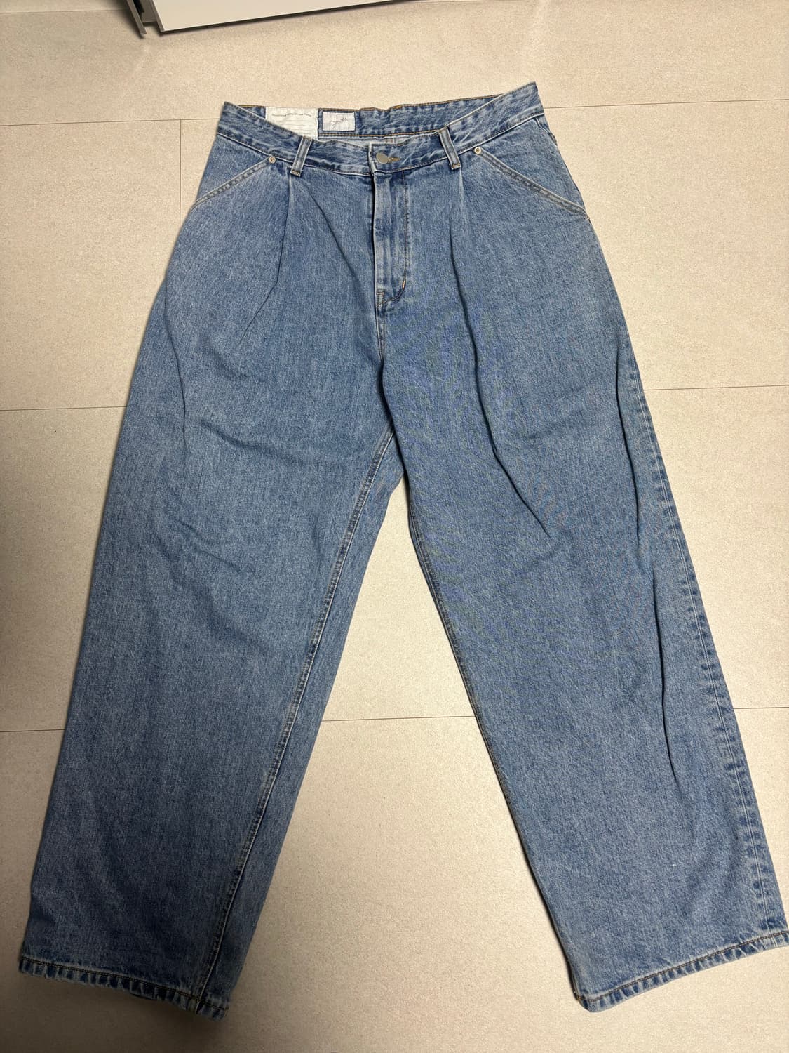 유스 와이드스트럭쳐 데님 상품이미지1