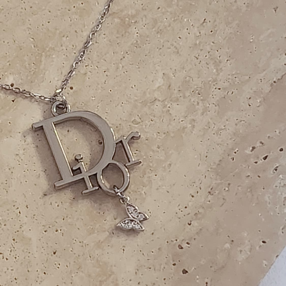 디올 오블리크 버터플라이 목걸이 빈티지 업사이클링  상품이미지1