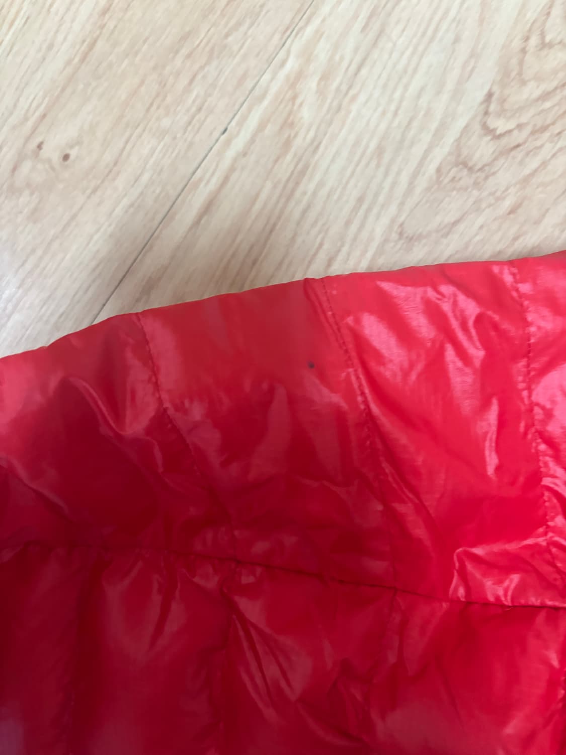 Puma 레드 경량 후드 패딩 상품이미지2