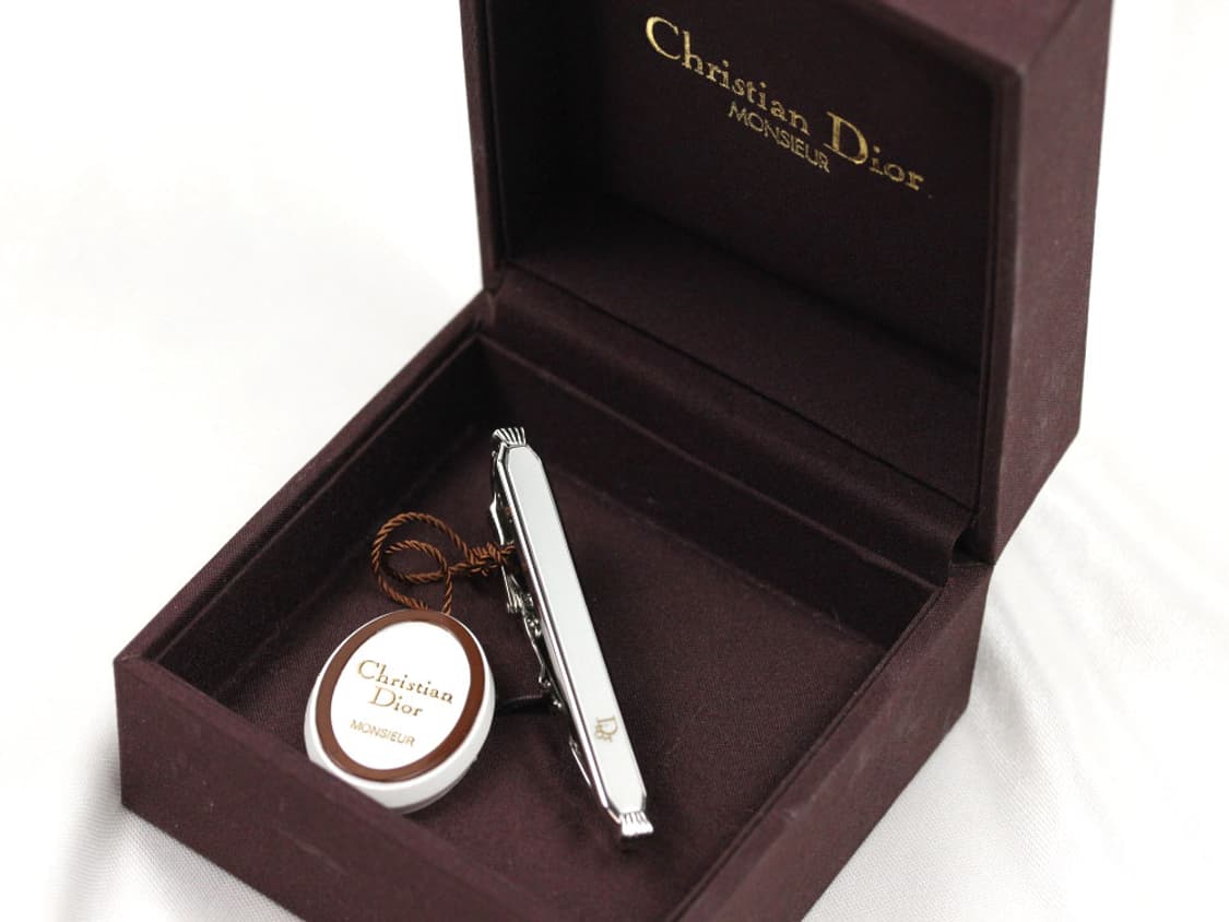 디올 S등급 5cm 은장 남자 명품 넥타이핀 빈티지 상품이미지1