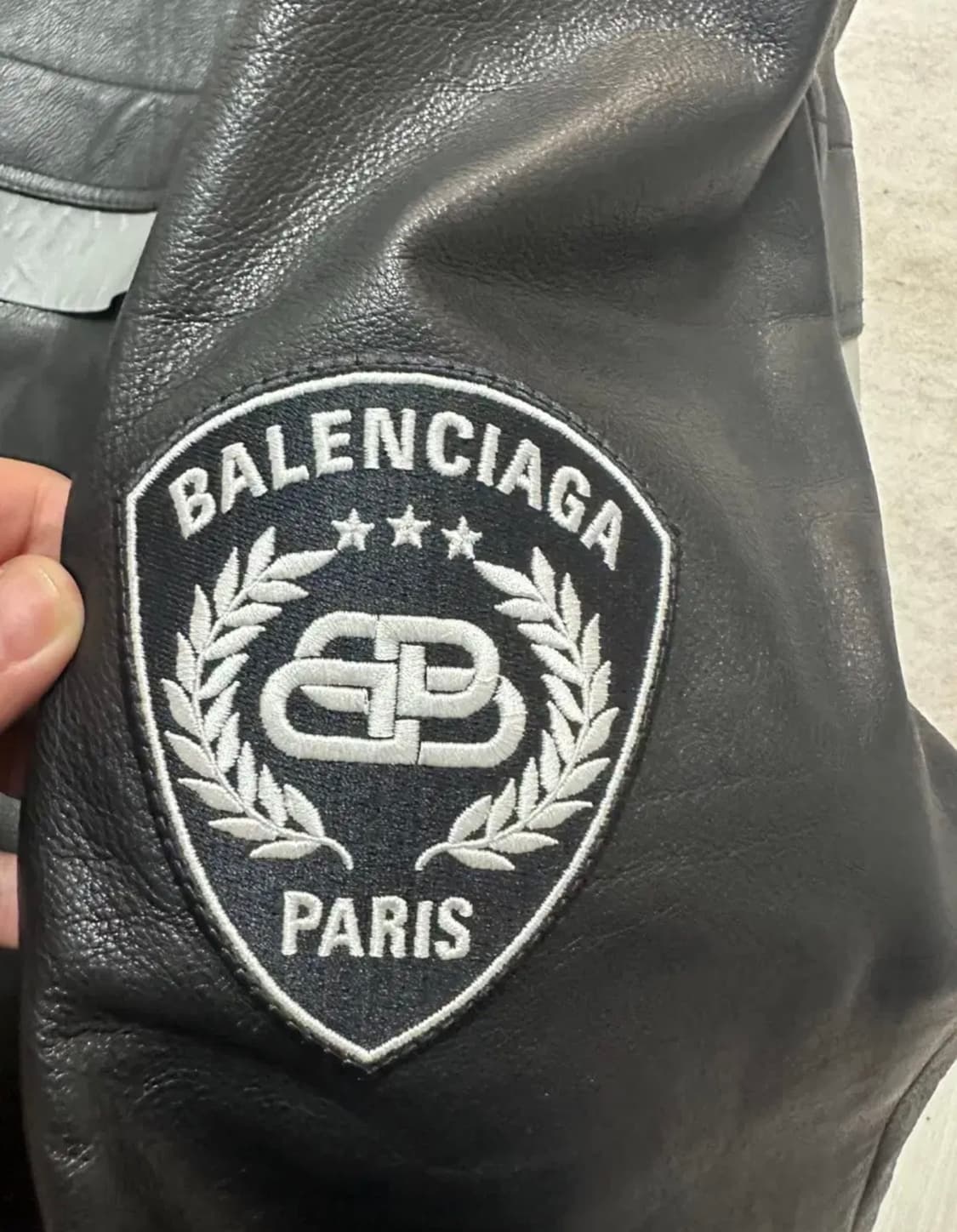 [2]발렌시아가 유니폼 레더 자켓 상품이미지7