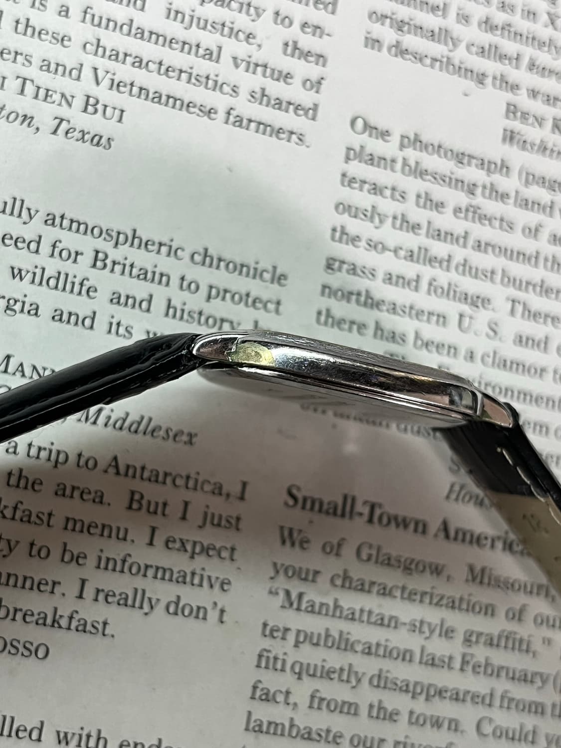 SEIKO DOLCE 텍스처 다이얼 쿼츠 드레스 워치 상품이미지7