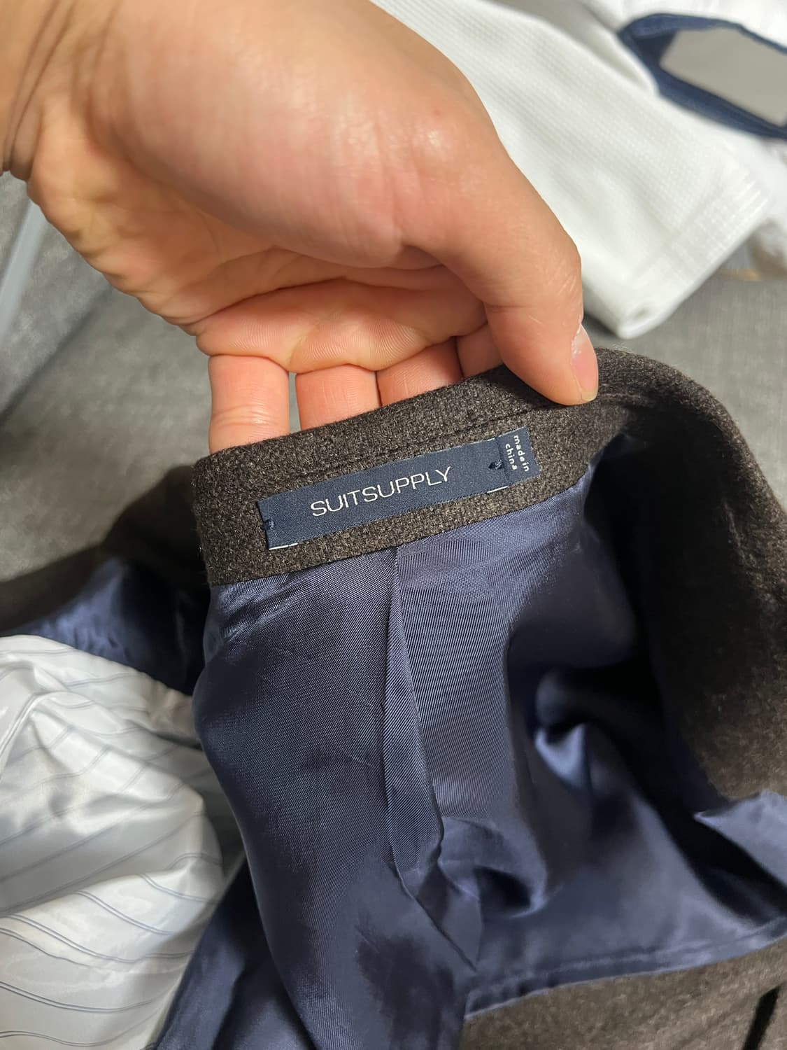 수트서플라이 다크 브라운 블레이저 자켓 40R(50) 상품이미지4