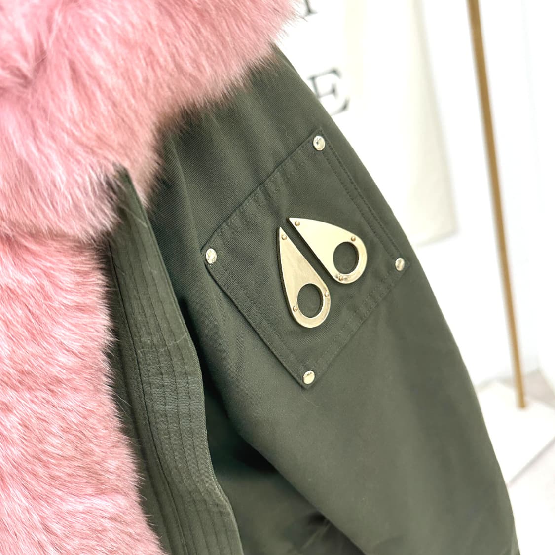 무스너클 여자 스텔라 핑크퍼 여우털 핑크 한국명품감정원 감정서 상품이미지5