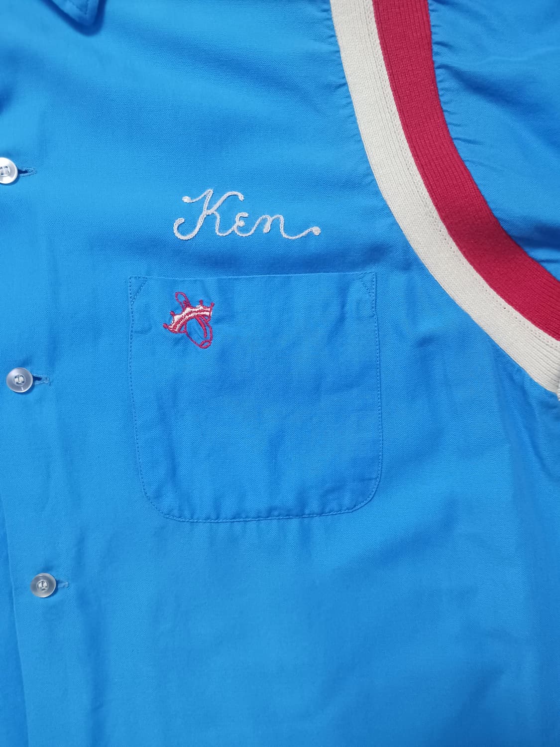 [100] 힐튼 60년대 빈티지 볼링 반팔 셔츠 HILTON 상품이미지4