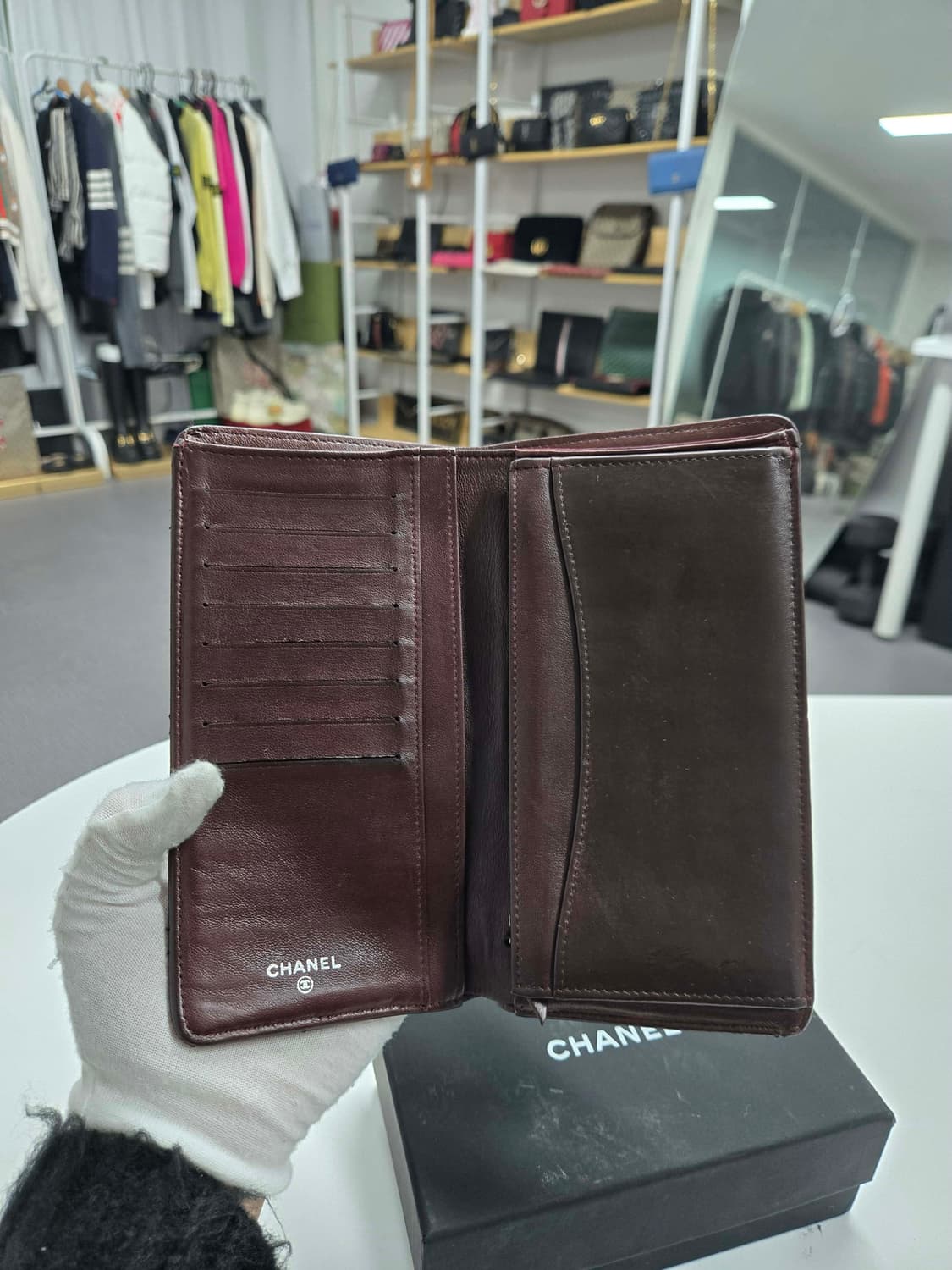 [50%세일] 샤넬 램스킨 장지갑 상품이미지5