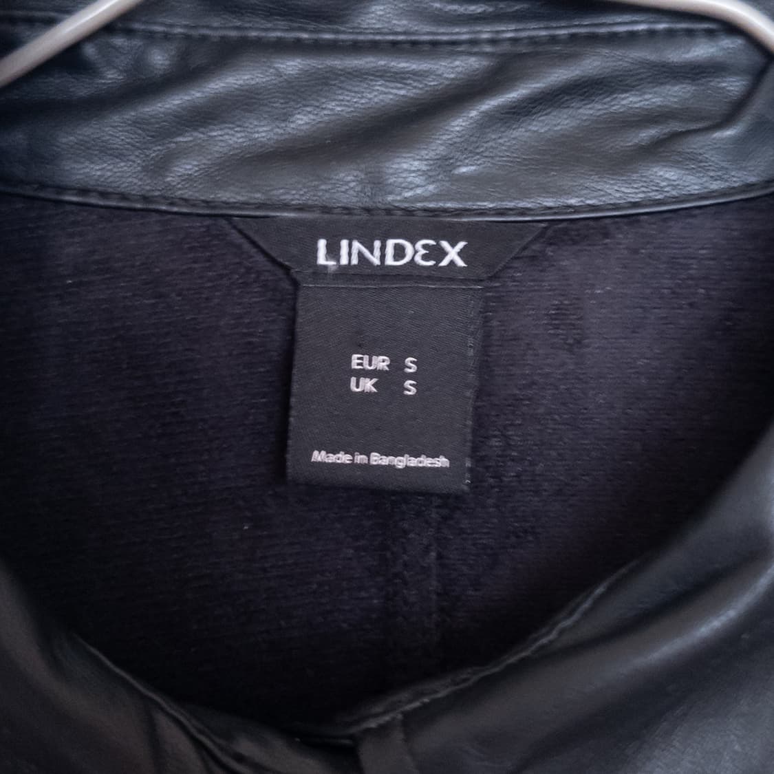 블랙 레더 셔츠 자켓 상품이미지3