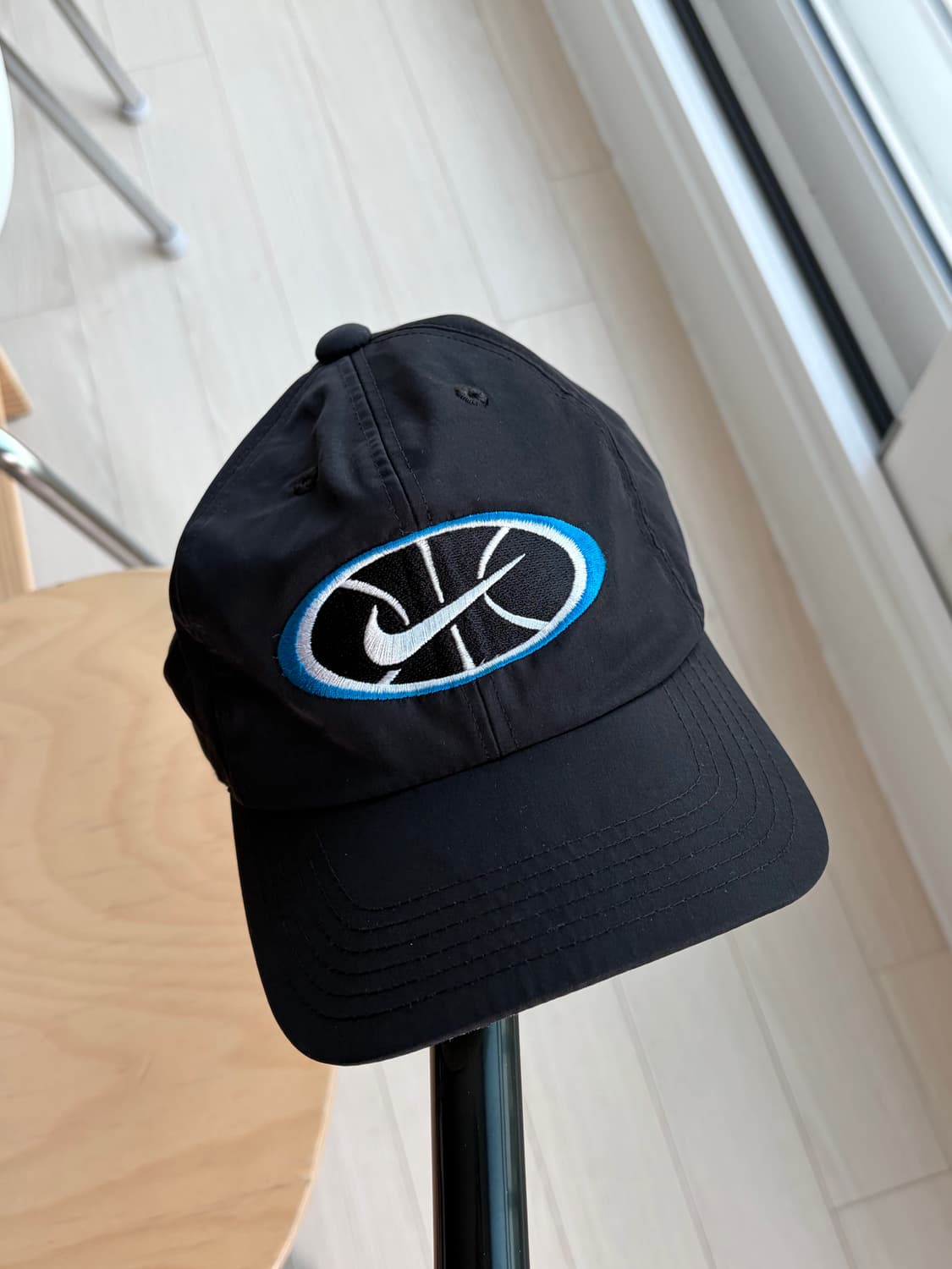 90s 올드 나이키 nike 스우시 나일론 블랙 스냅백 상품이미지1