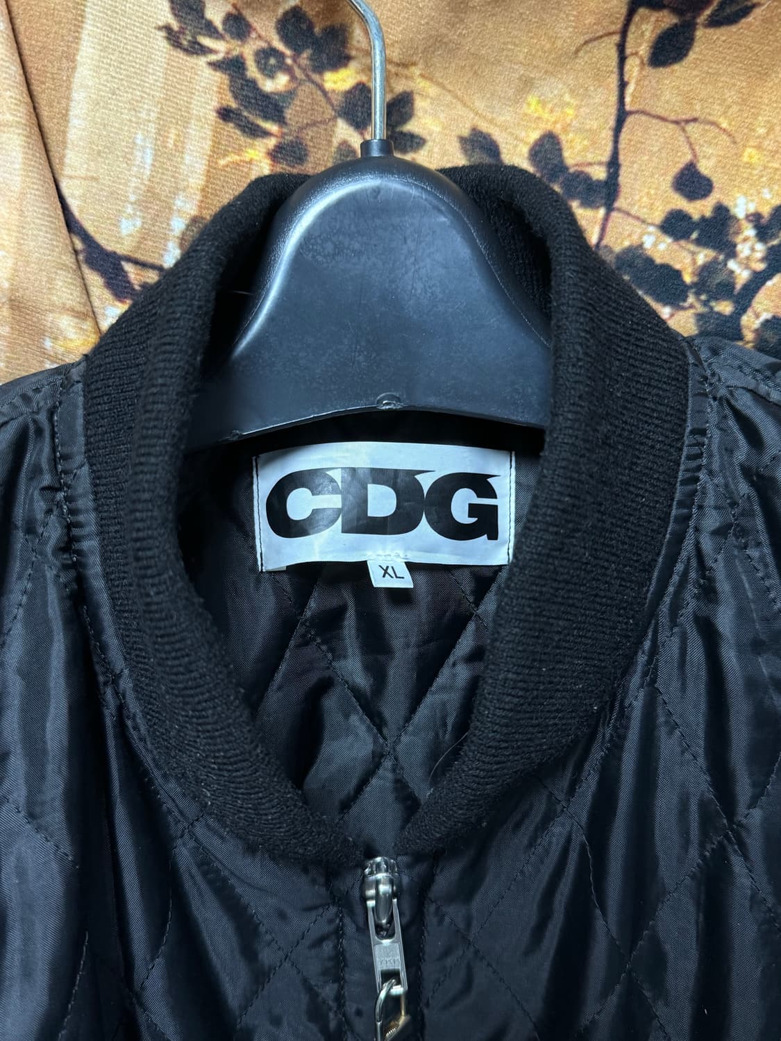 꼼데가르송 cdg 퀼팅 스태프 블루종 XL 상품이미지2