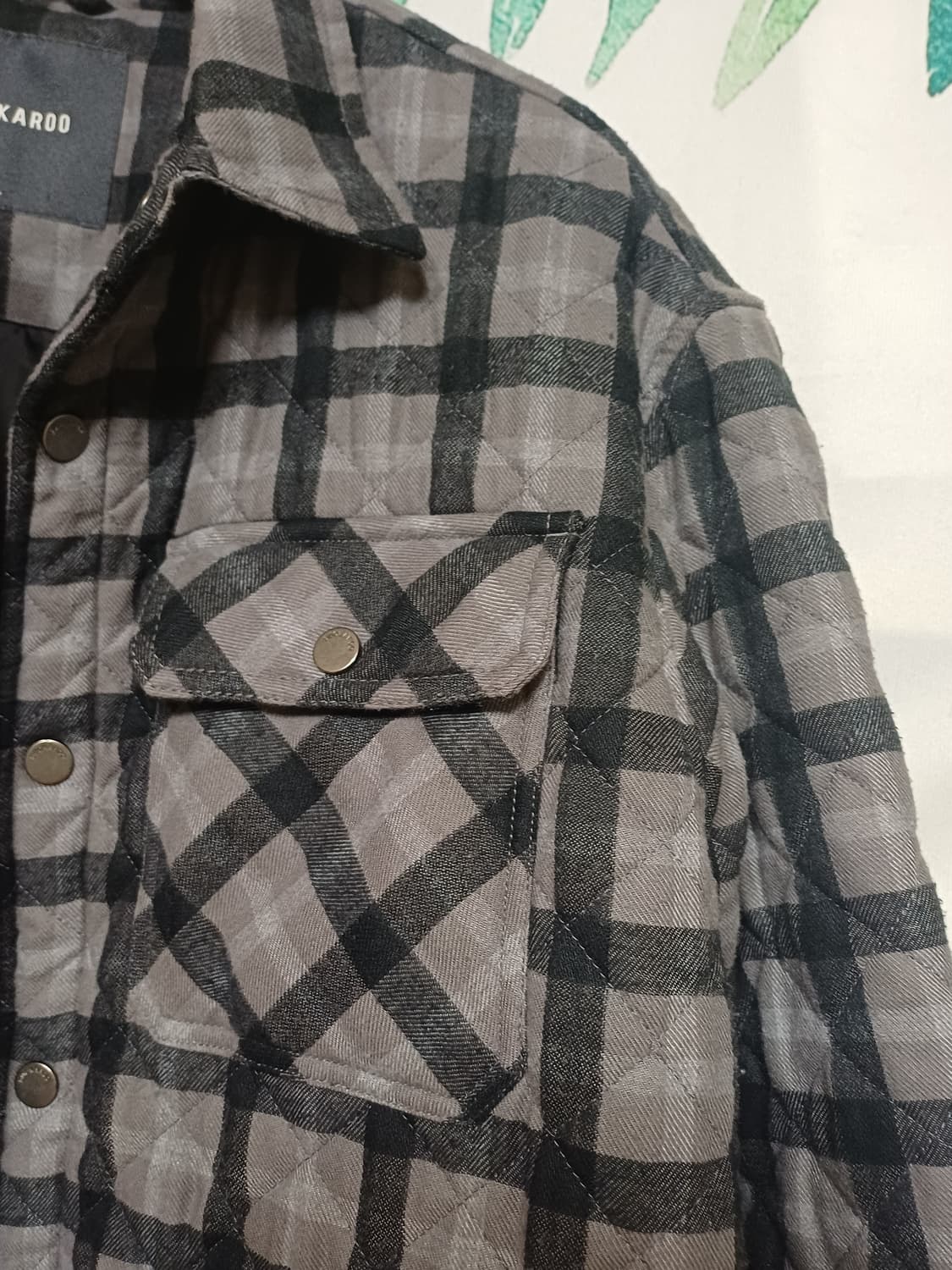 L) 버커루 퀄팅 누빔 자켓 100~105 상품이미지6