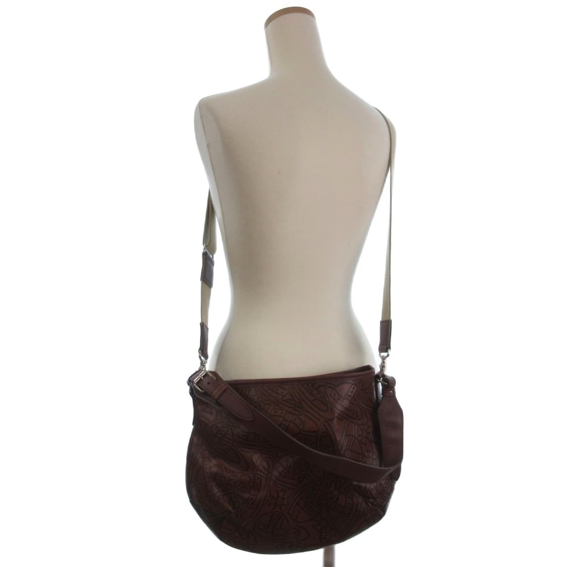 비비안 웨스트우드 로고패턴 가죽 숄더백 크로스백 상품이미지5