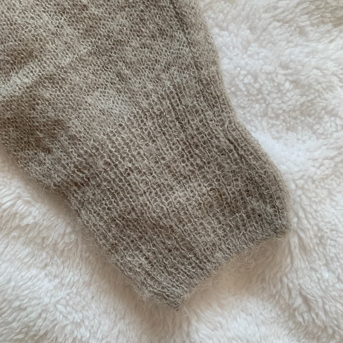 빈티지 LONDON LACE 모헤어 스타일 얇은 라운드 니트 상품이미지5