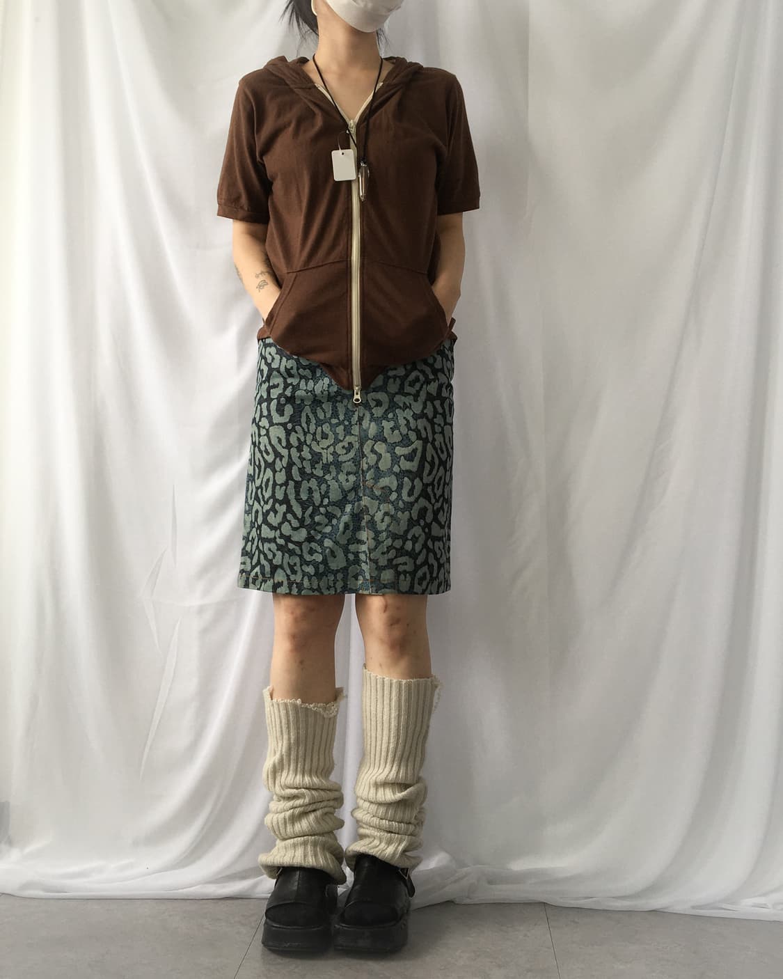 Brown hood zip up 상품이미지6