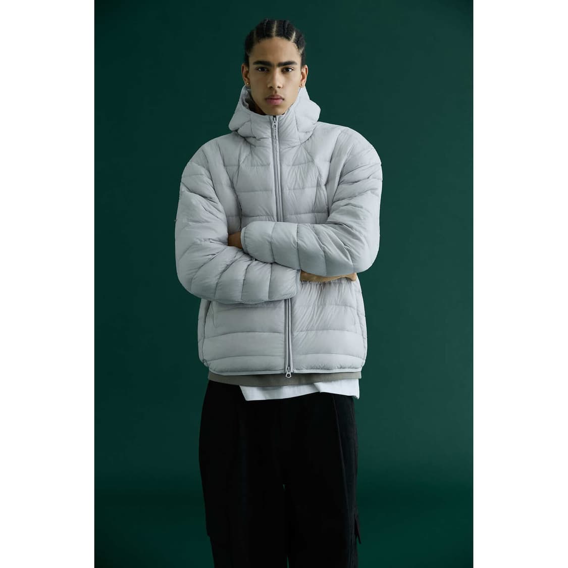 NBA | LAL 경량 RDS 다운 후드 점퍼 | 블랙 | XL 상품이미지5