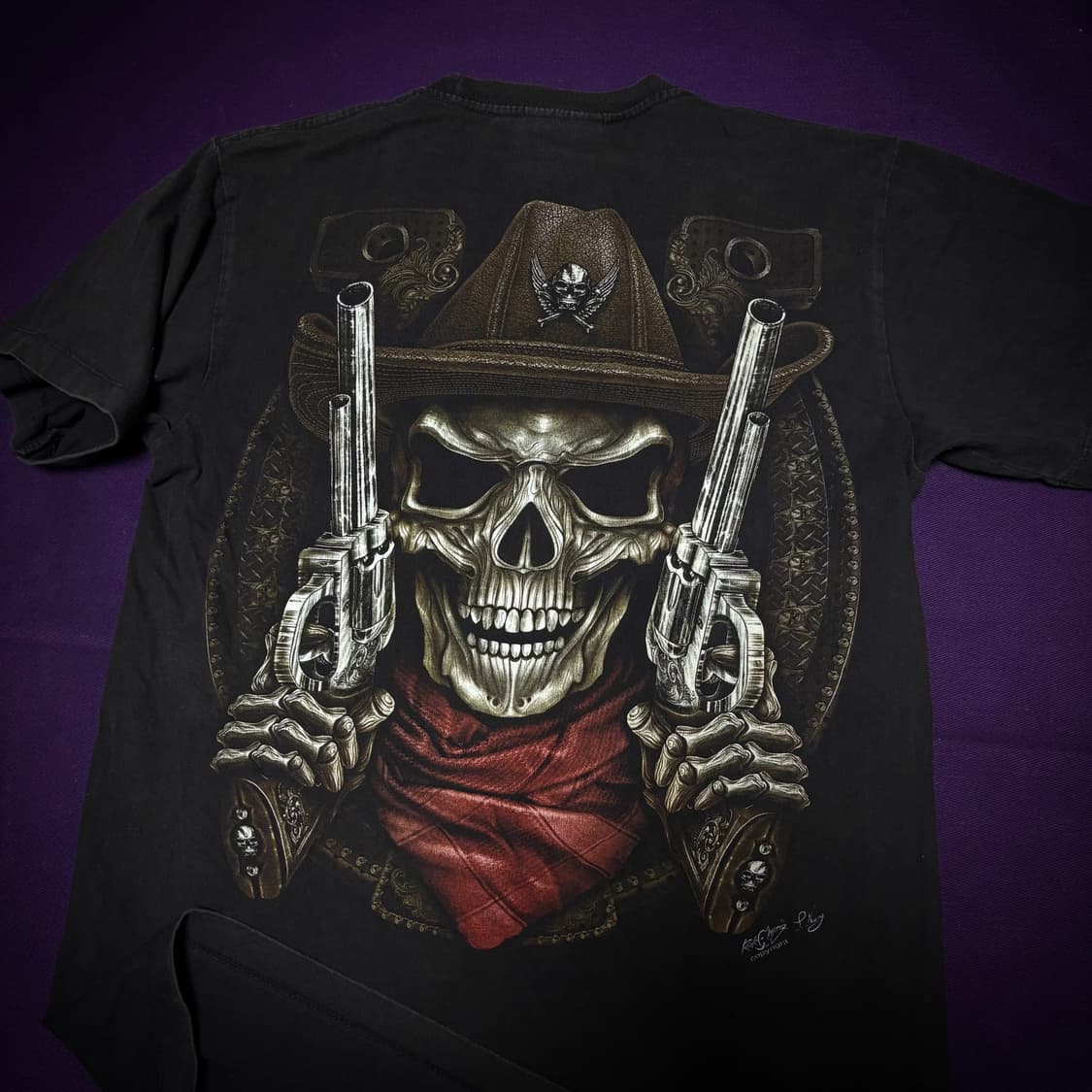 00s Rob S. Orange “Gunslinger Skull” Tee 상품이미지9