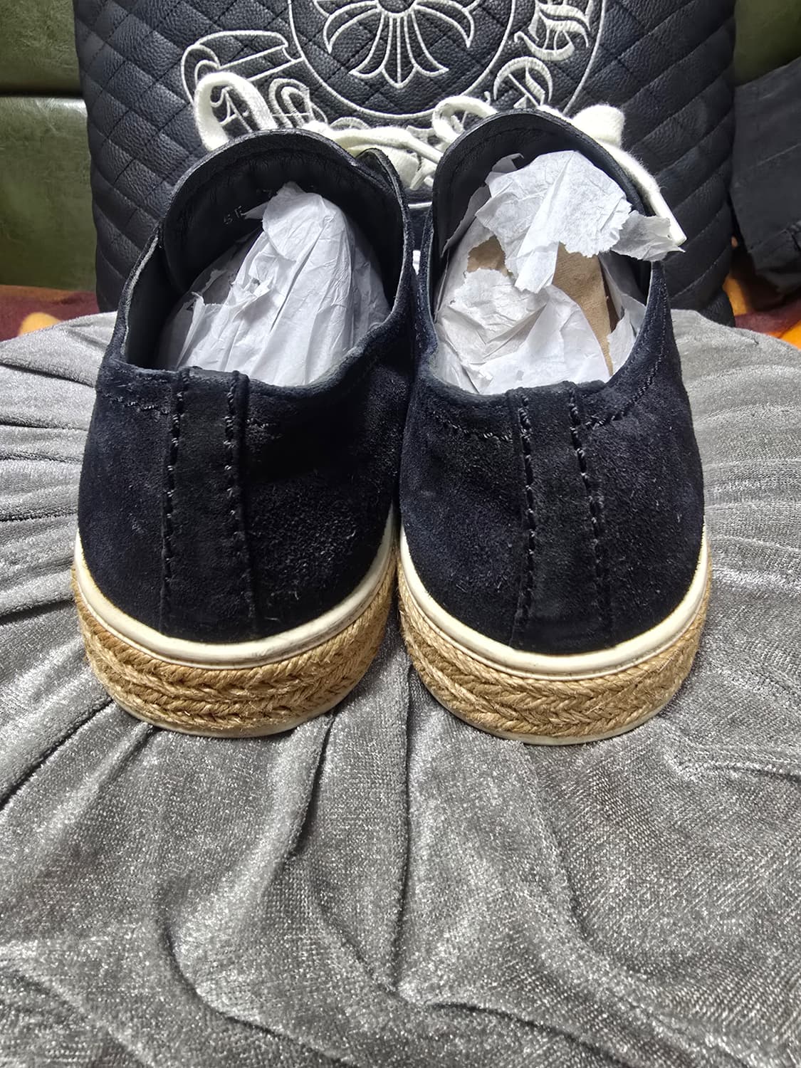 미우미우 스웨이드 에스파드류 스니커즈 38 (250) 상품이미지6