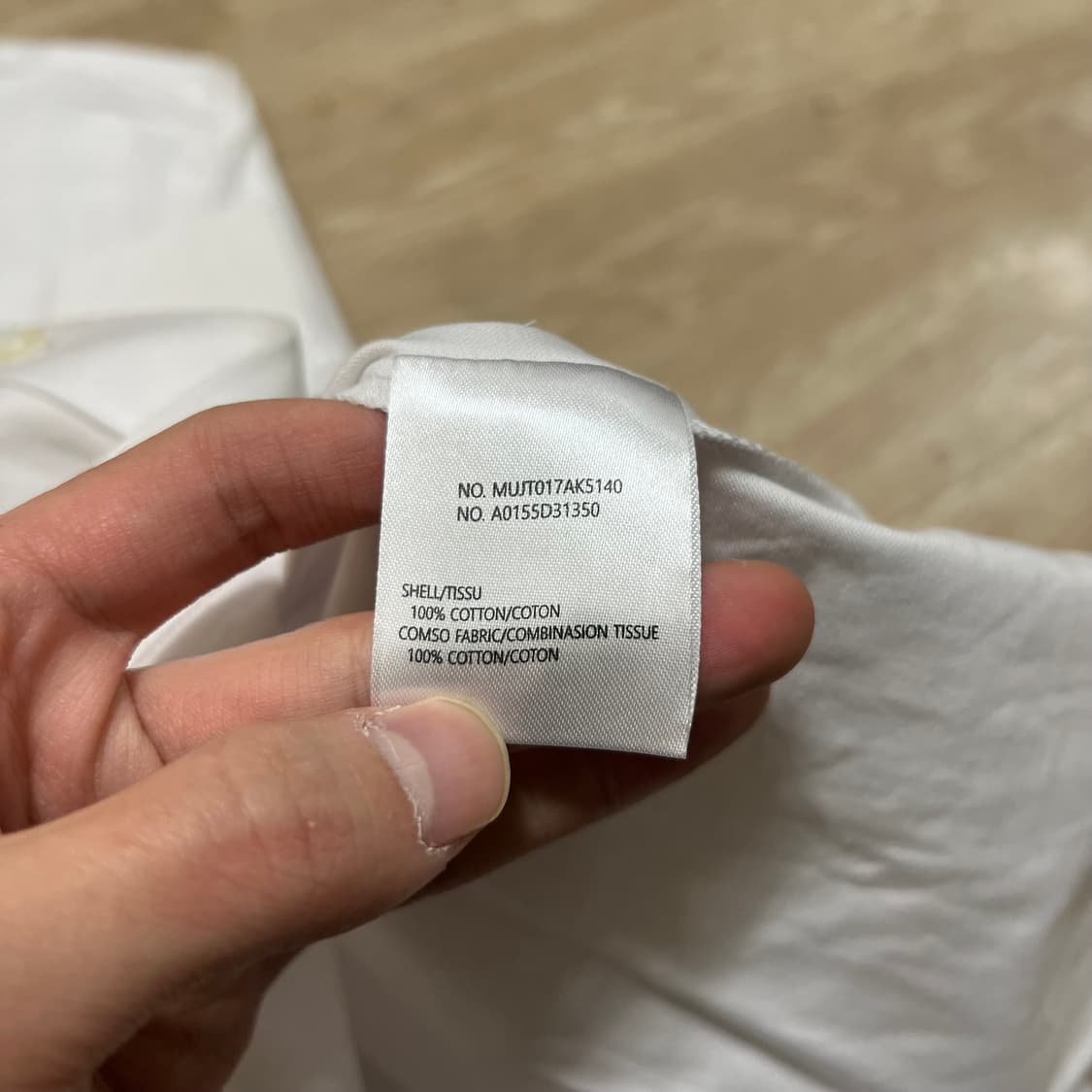 톰브라운 뉴욕 여성 라운드 햄 옥스퍼드 셔츠 [화이트] 55(S/90) 상품이미지5