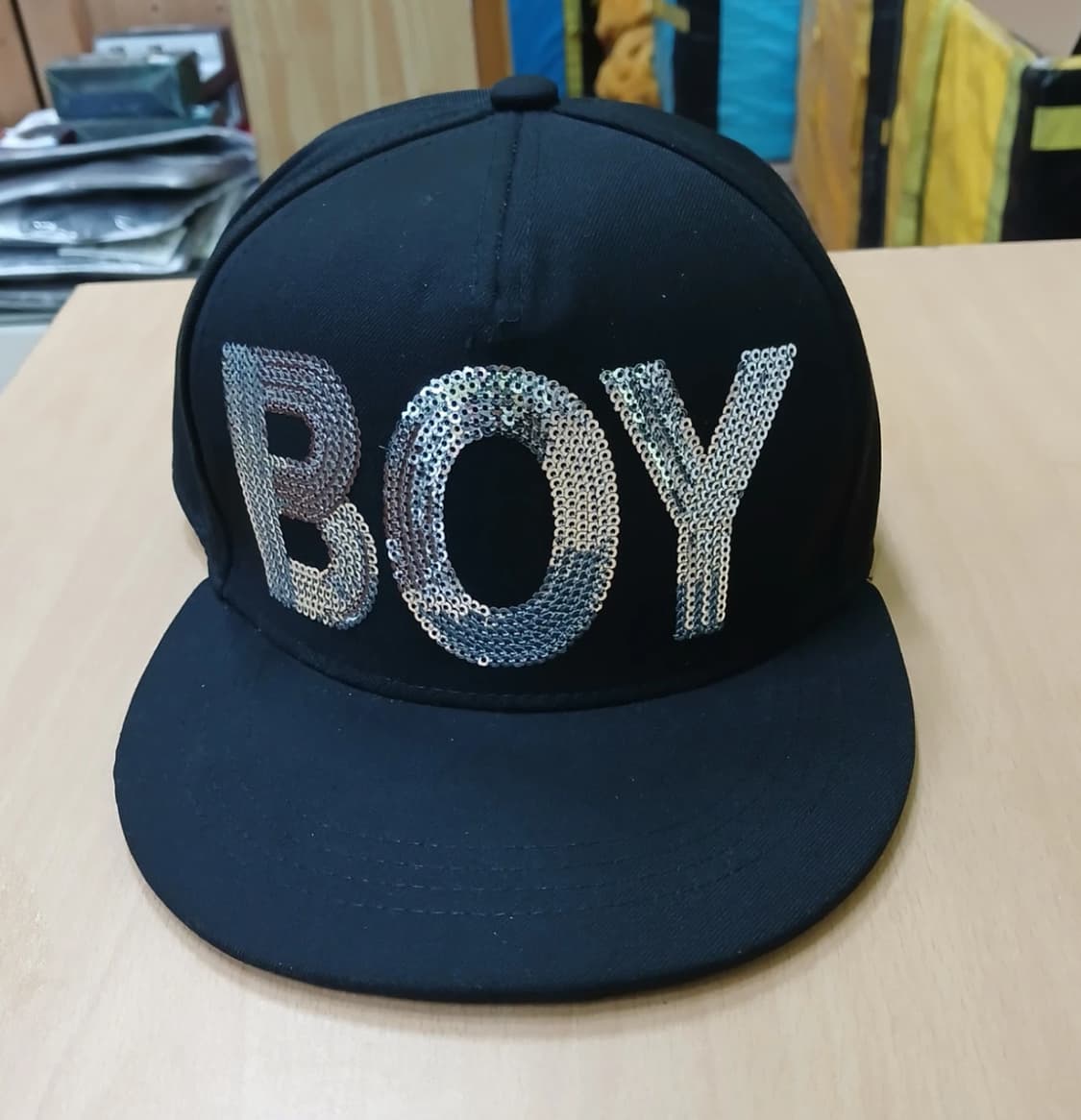 Boylondon 보이런던 블랙 스팽글 볼캡 상품이미지2