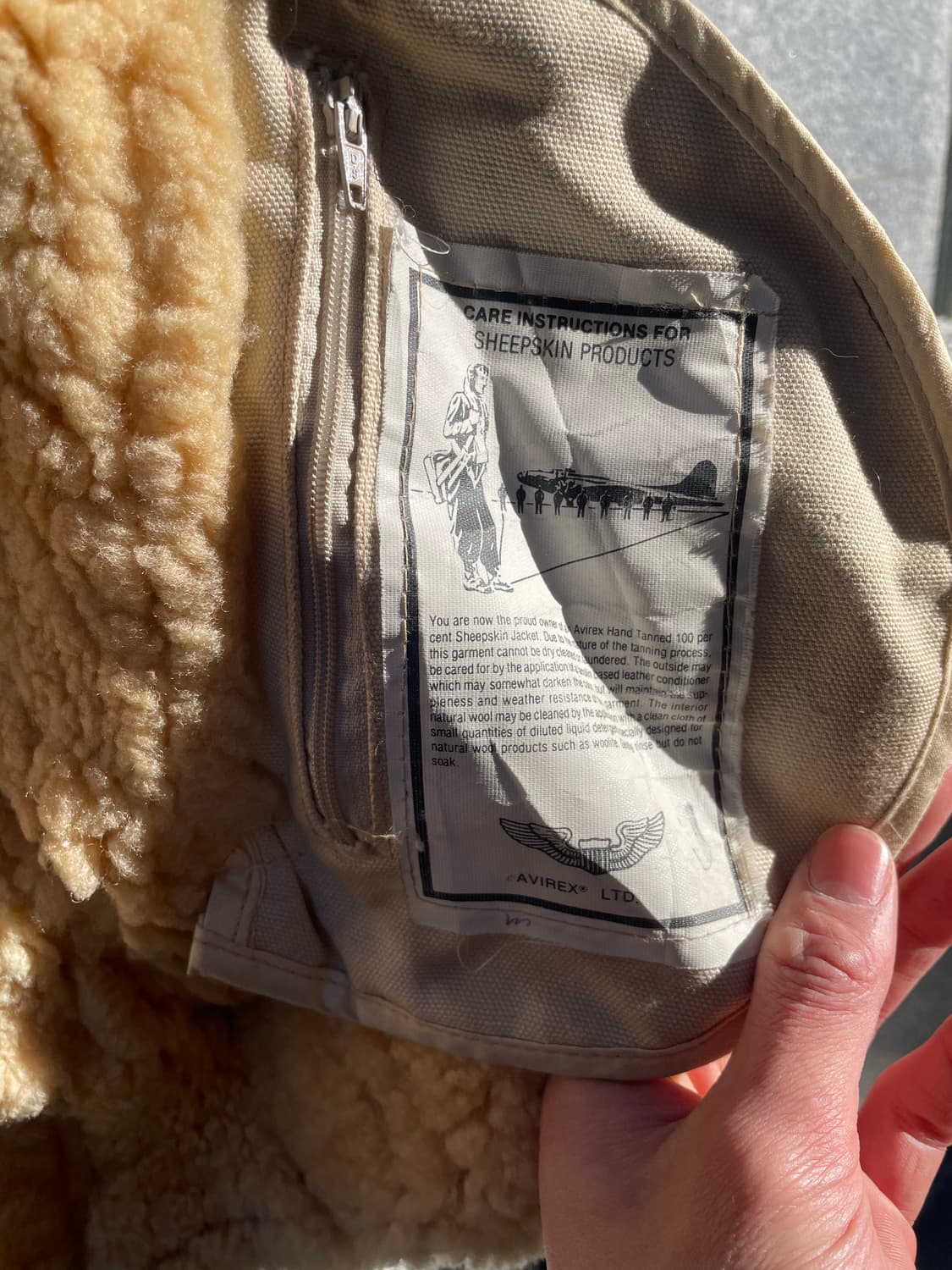 AVIREX US Flight Type B-3 Leather Jacket 상품이미지8