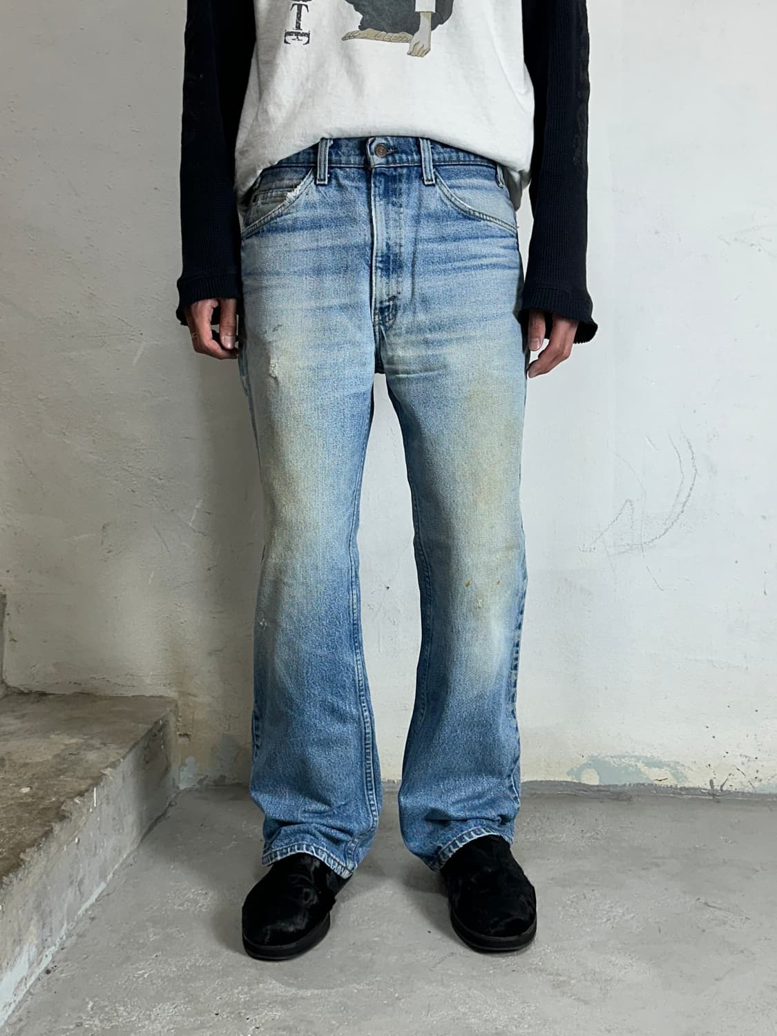 80’s USA 빈티지 리바이스 517 오렌지탭 부츠컷 리바이스 청바지 상품이미지3