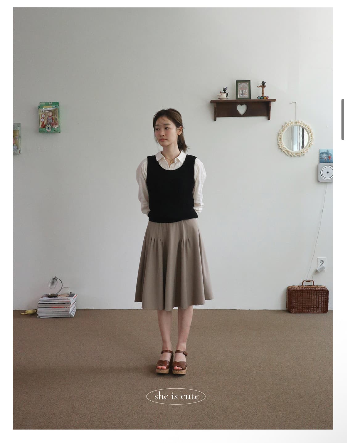 쉬이즈큐트 미스티 스커트 2사이즈 상품이미지3