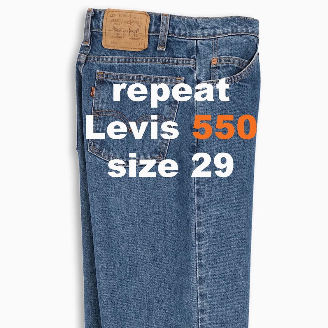 리바이스 550 오렌지탭 29 사이즈 OR5503010 상품이미지1