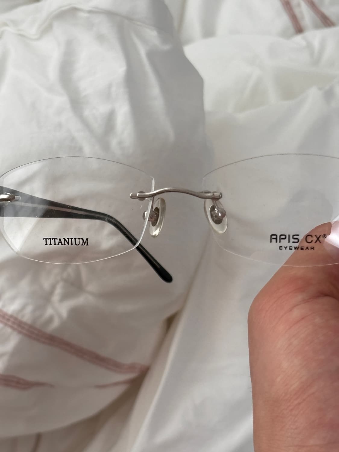 90s 티타늄 무테 안경 CEO Plus / 빈티지 데드스탁 상품이미지7