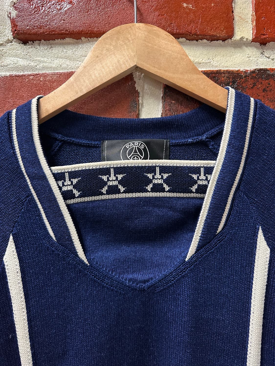 (M) Poggy x 파리생제르망 인디고 니트 상품이미지4