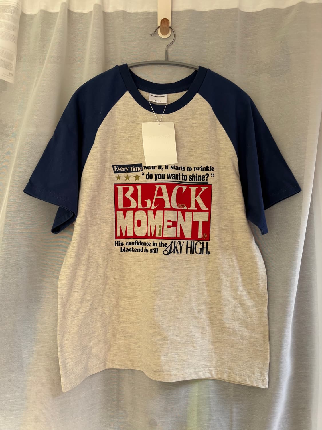 캑터스도넛마켓 모먼트 래글런 티셔츠 상품이미지1