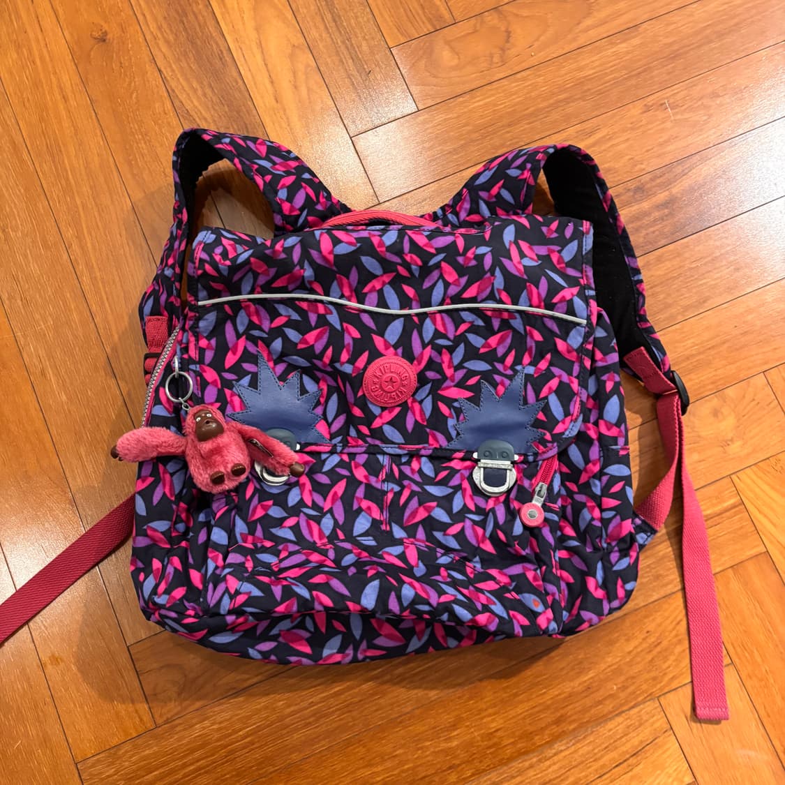 키플링 레트로 백팩 퍼플 상품이미지1