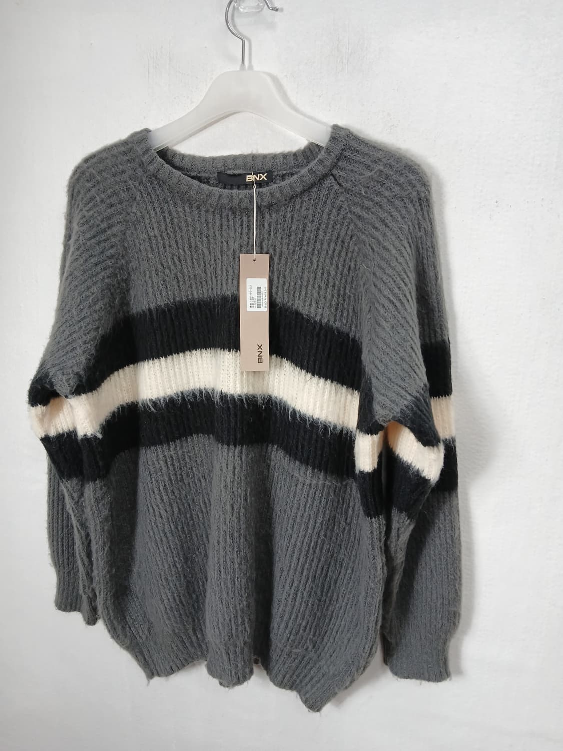 BNX 스트라이프 따뜻한 니트 88-99 새제품 상품이미지2