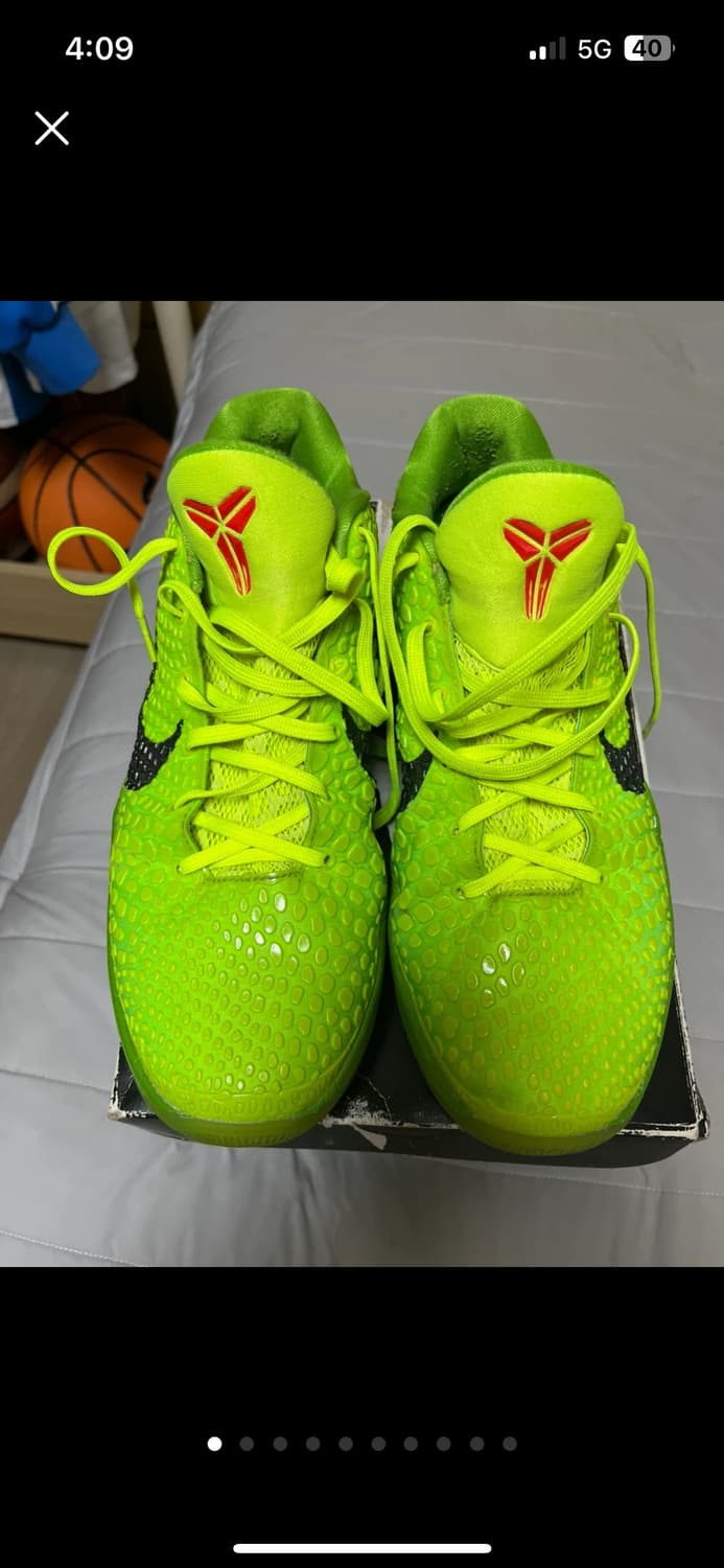 [290] 코비6 그린치 판매/교환 상품이미지9