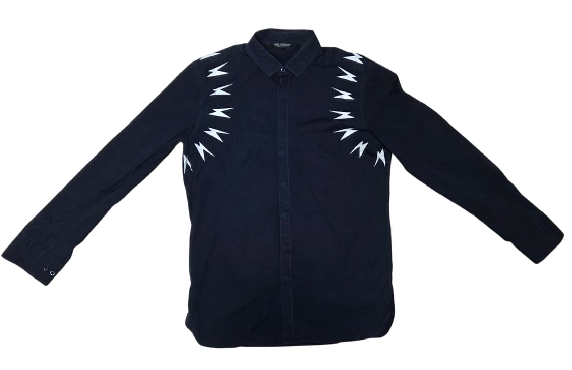 닐바렛 썬더볼트 번개 셔츠 네이비 상품이미지1