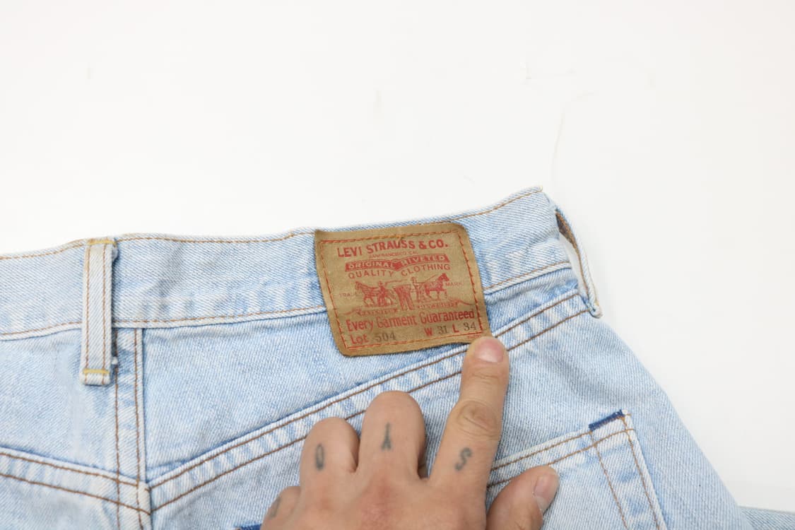 리바이스 빈티지 504 라이트 블루 데님 팬츠 (31) 상품이미지6