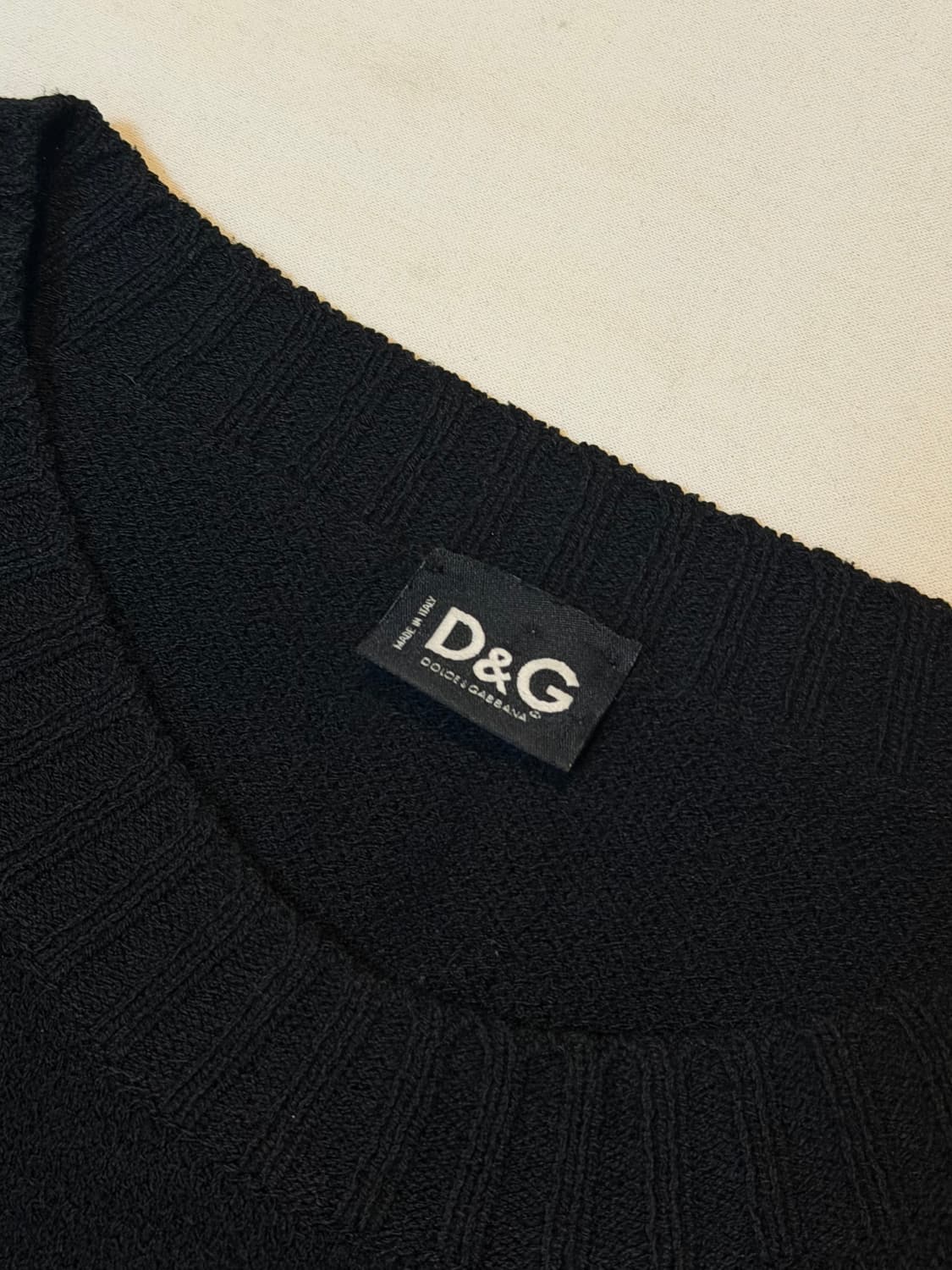 00s 돌체앤가바나 아카이브 니트 블랙 상품이미지3