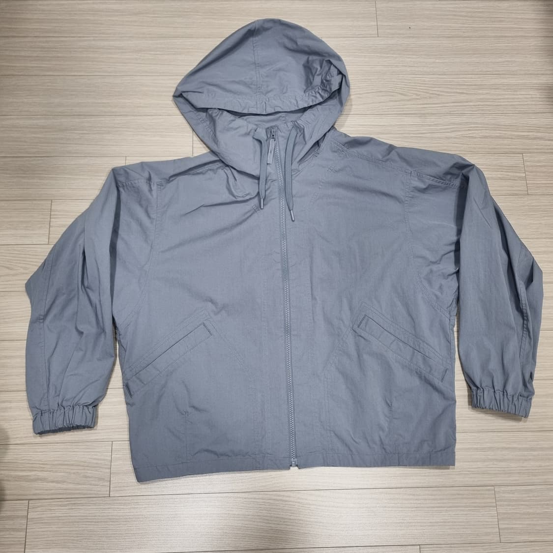 유니클로 U 후드 블루종 바람막이 L 상품이미지6