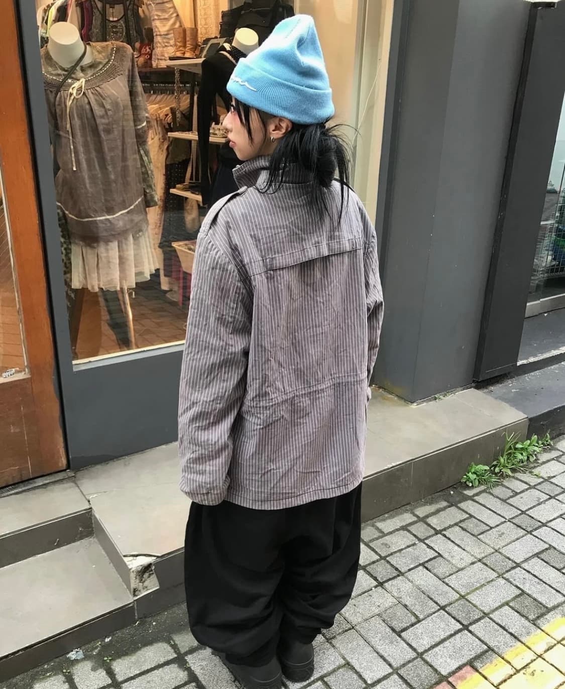 스윙잉 대구 스투시 스트라이프 워크자켓 판매합니다 상품이미지2