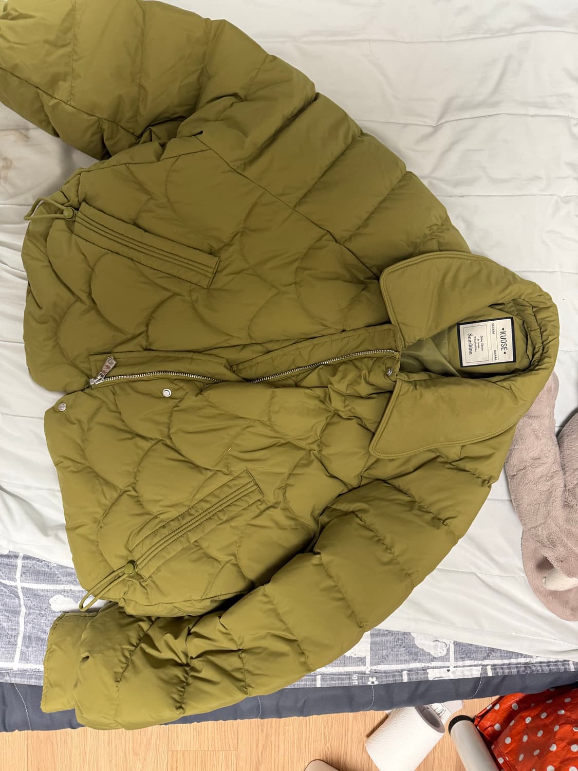 쿠오세 덕다운 숏패딩 상품이미지1